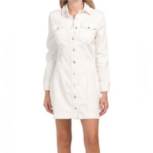 NWT 7 For All Mankind Cotton Button Up Mini Dress in Size Small
